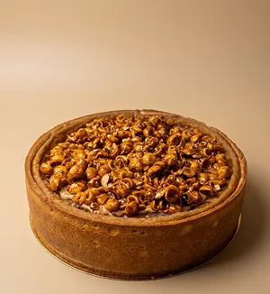 Tarte caramel cacahuète